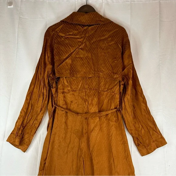 TORRID Women’s Size 1 1X 14-16 Jacket Coat Topper Polka-Dot Trench Style - Picture 6 of 16